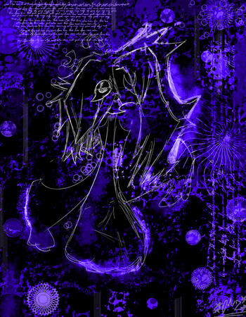 GhostFriend Alt/single color Poster